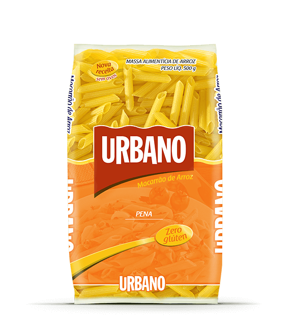 Massa de Arroz S/ Ovos Penne Urbano 500G