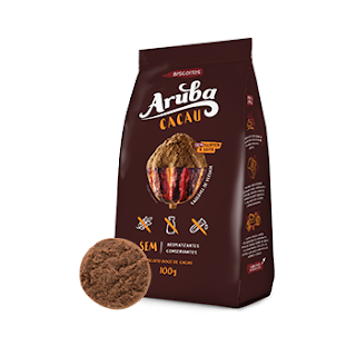 Biscoito Aruba S/GLUTEN Cacau 100G