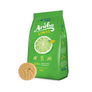 Biscoito Aruba S/GLUTEN Limao 100G