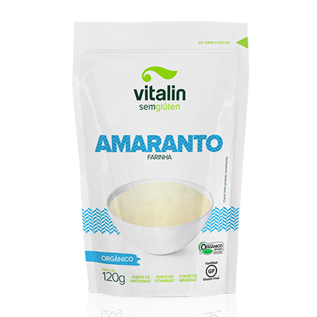 Amaranto Farinha Organico S/Gluten 120g Vitalin