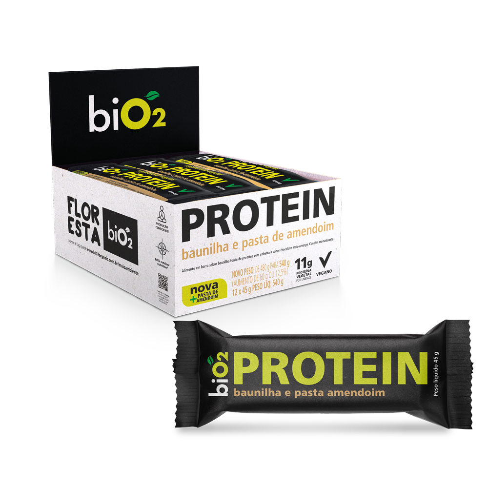 Bio2 Protein Bar Baunilha 45g
