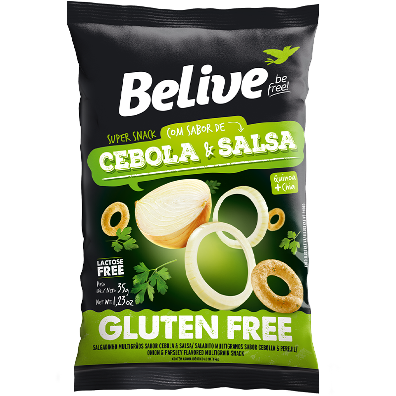 Snacks Belive Cebola E Salsa 35g
