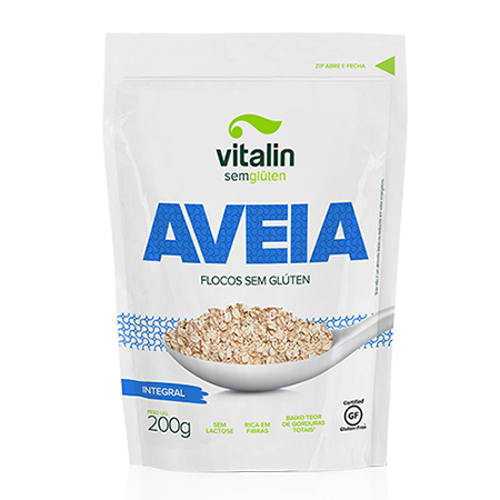 Aveia Flocos Grossa Vitalin 200g