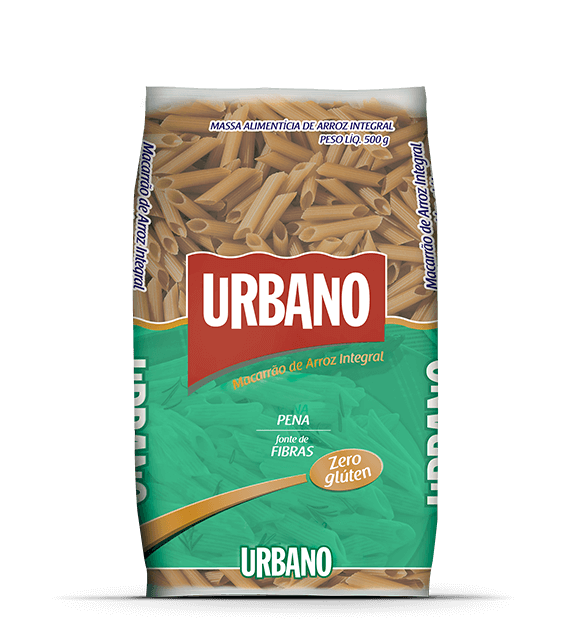 Massa de Arroz Integral Pena Urbano 500G
