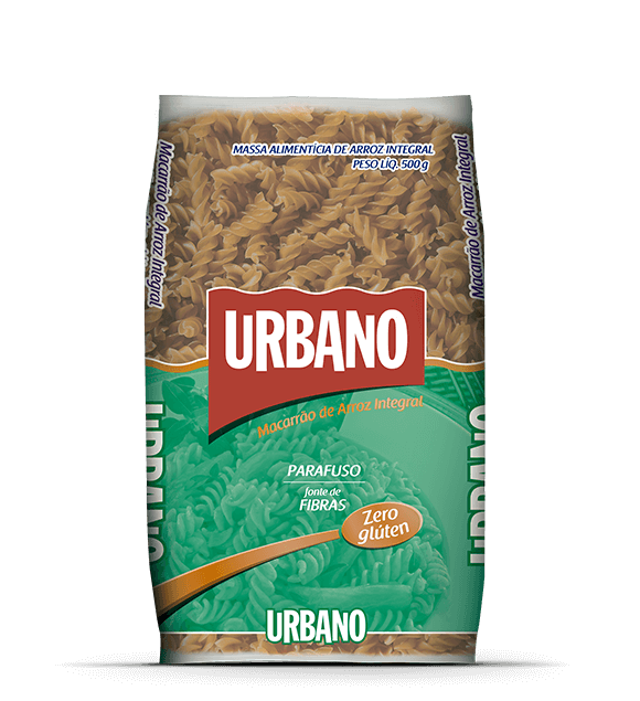 Massa de Arroz Integral Parafuso Urbano 500G