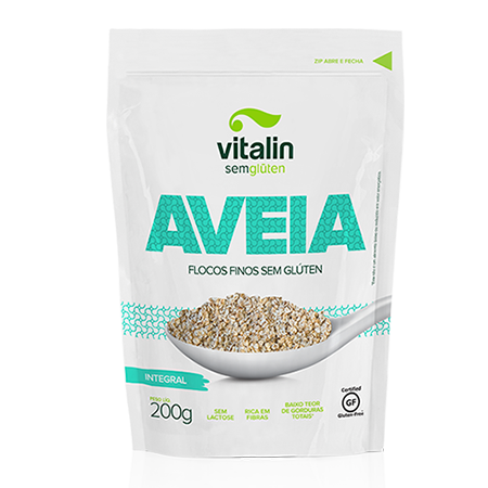 Aveia Flocos Finos Vitalin 200g