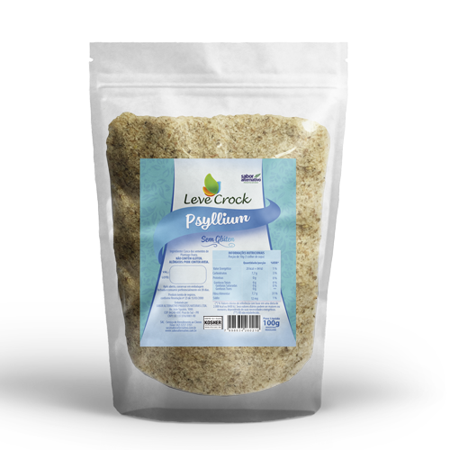 Psyllium Sem Gluten 100g Leve Crock