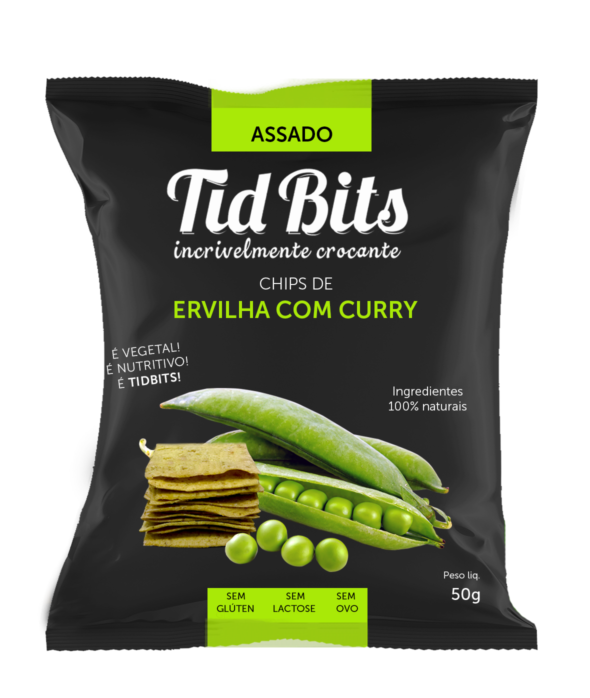 Tid Bits Ervilha C/ Curry 50G