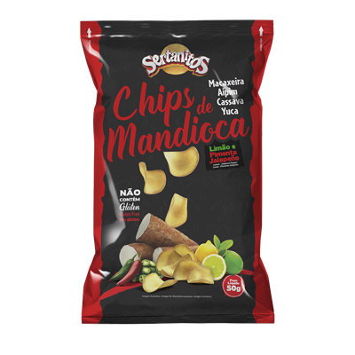 Mand Chips Sertanitos Limao E Pimenta 50G