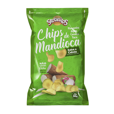 Mand Chips Sertanitos Salsa E Cebola 50G