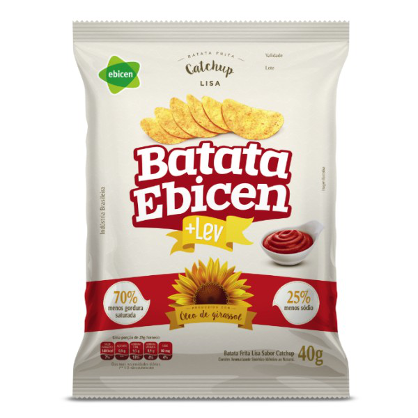 Batata Frita +LEV 40G Catchup Ebicen