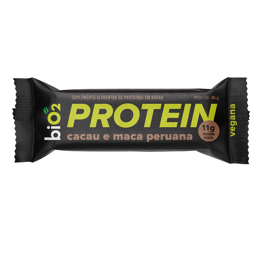 Bio2 Protein Bar Cacau E Maca Peruana 45g