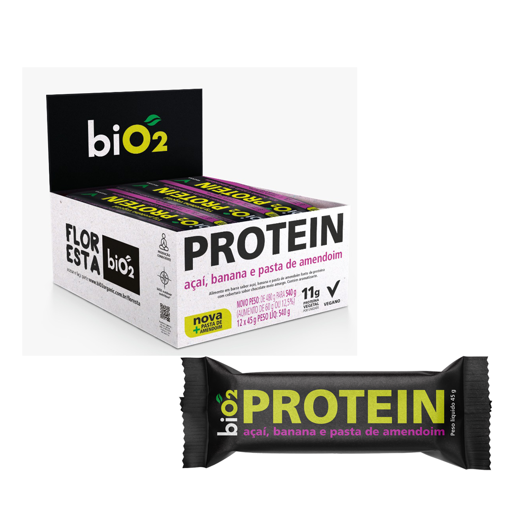 Bio2 Protein Bar Acai e Banana 45g