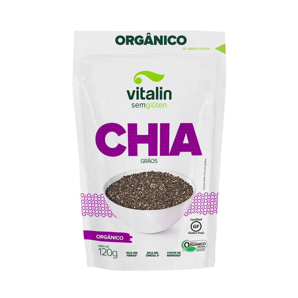 Chia Grao Organica S/Gluten 120G