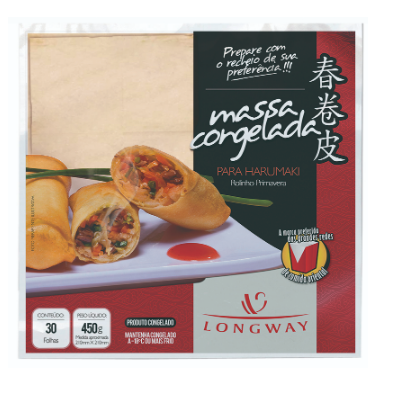 Harumaki c/30 folhas - 450g