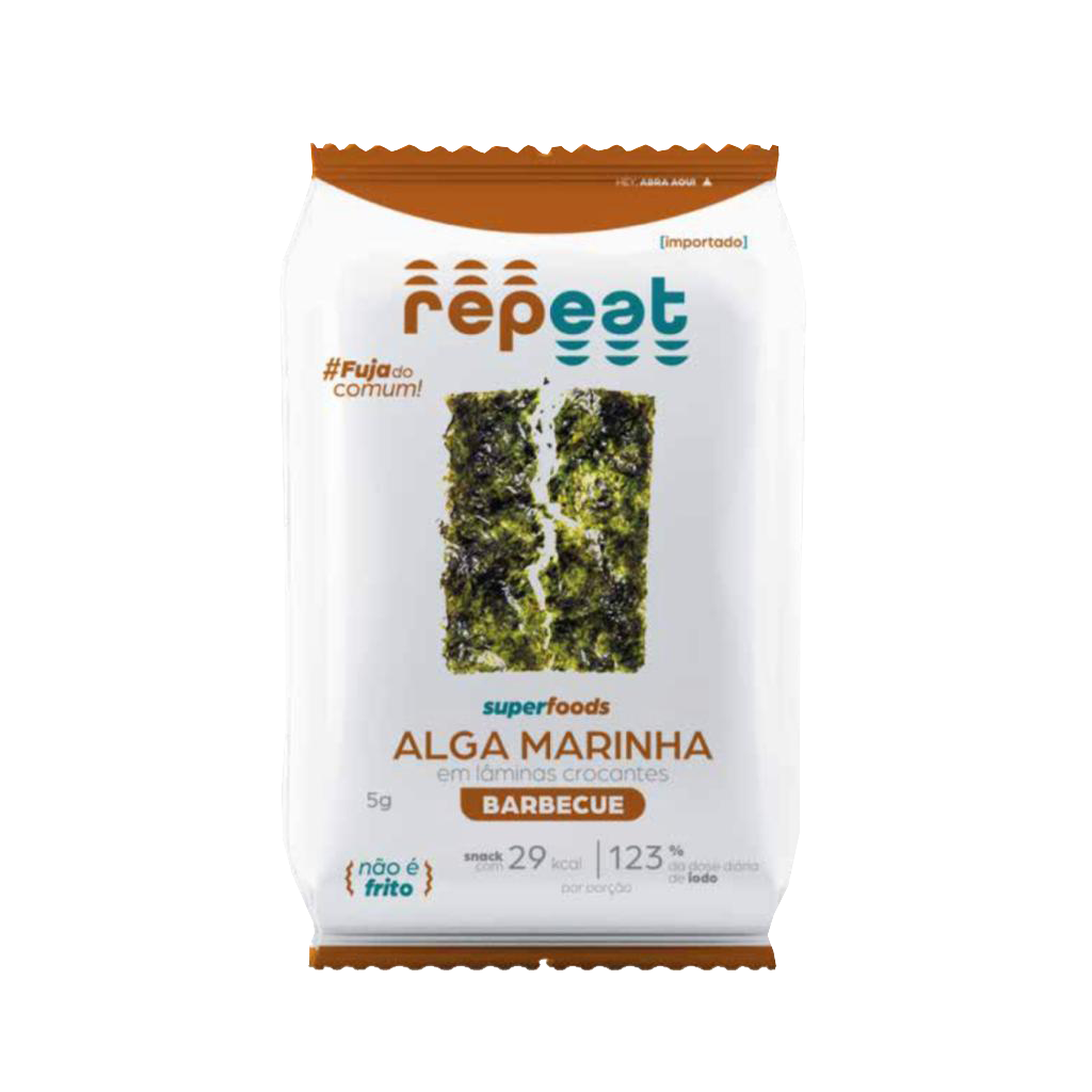 Alga Desidratada e Temperada Barbecue 5g