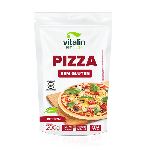 Mistura P/ Pizza S/GLUTEN Int. 200G Vitalin