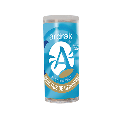 Cristais Gengibre Tubo Menta 15G Ardrak