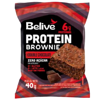 Brownie Protein Zero Double Chocolate 40g Belive