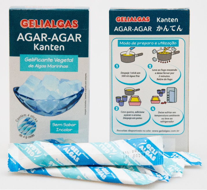 Agar Agar Caixa 16G Gelialgas
