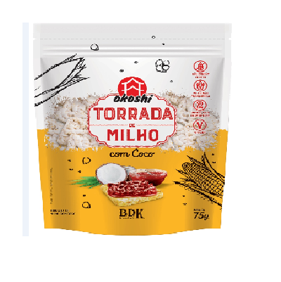 Torrada de Milho Com Coco 75G