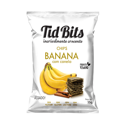 Tid Bits Banana C/ Canela 35G