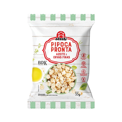 Pipoca Pronta - Azeite E Ervas Finas 35G