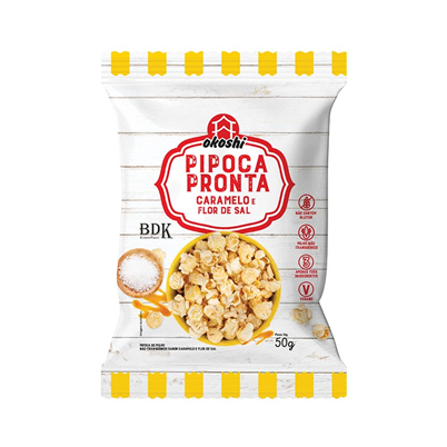 Pipoca Pronta - Caramelo E Flor de Sal 50G