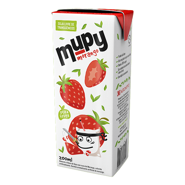 Mupy Longa Vida Morango 200ML Slim