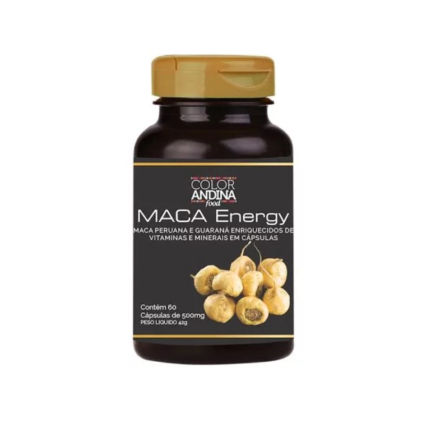 Maca Amarela + Guarana E Minerais (60 CPS)