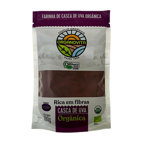 Farinha de Casca de Uva Organica 100 GR
