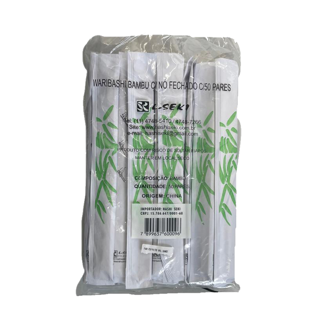 Waribashi de Bambu C/50 Pares L. Seki