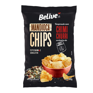 Mandioca Chips Belive Chimichurri 50G