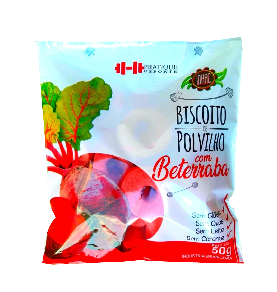 Biscoito de Polvilho Beterraba 50g