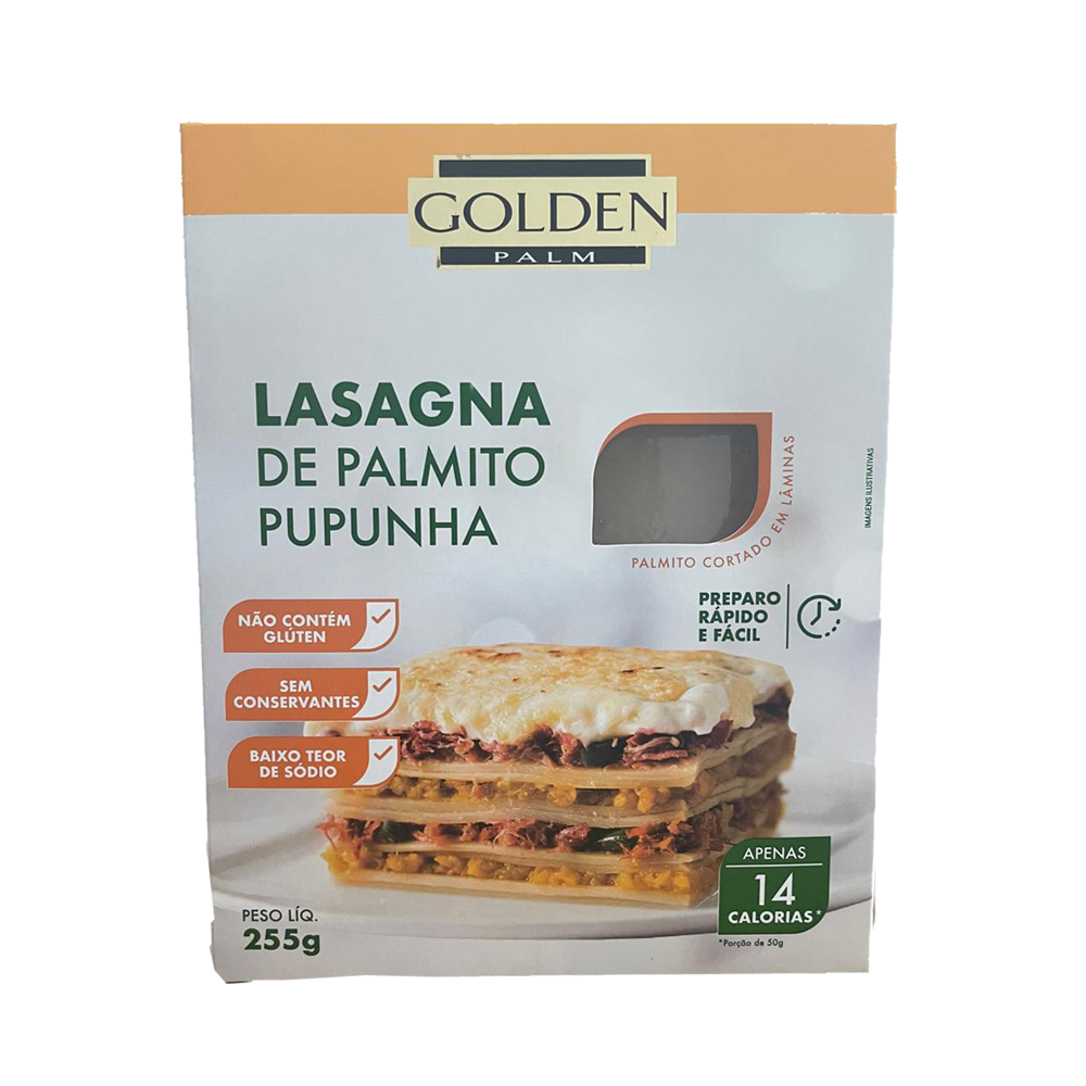 Lasagna de Palmito de Pupunha, Golden Palm 255G
