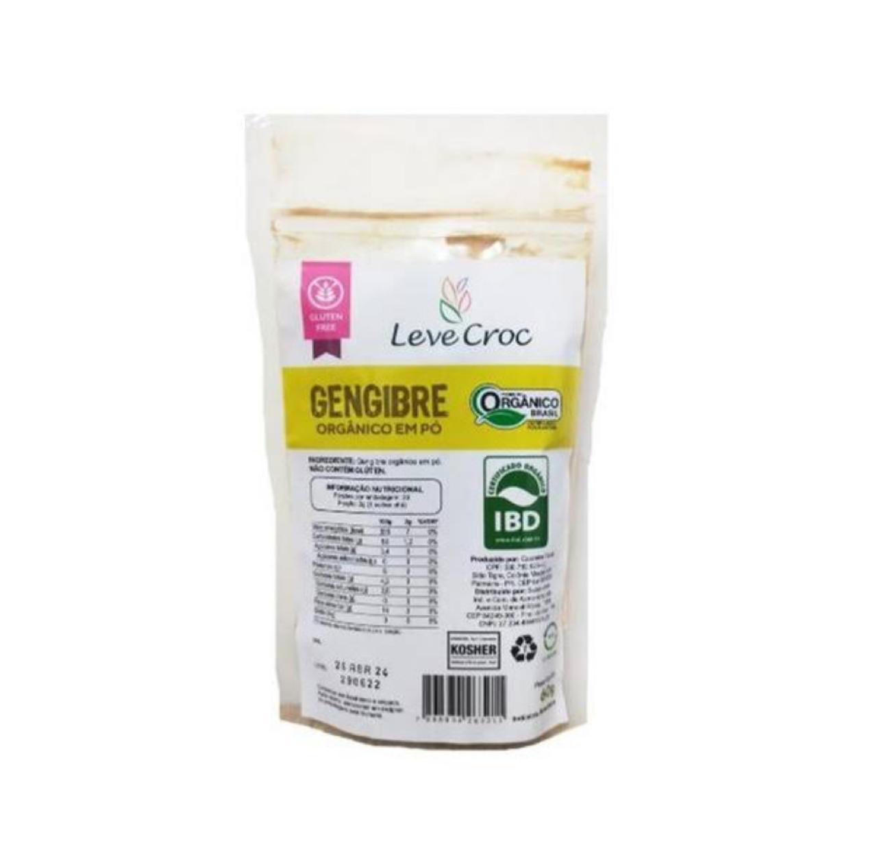 Gengibre Organico em PO 60G