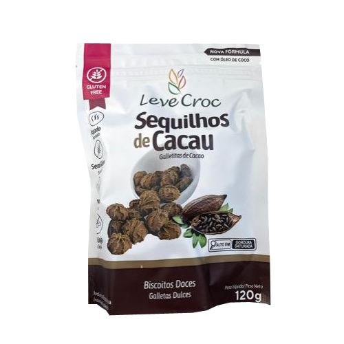 Sequilhos de Cacau 120G Levecroc
