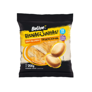 Bisnaguinha Tradicional Sem Gluten Belive 200G