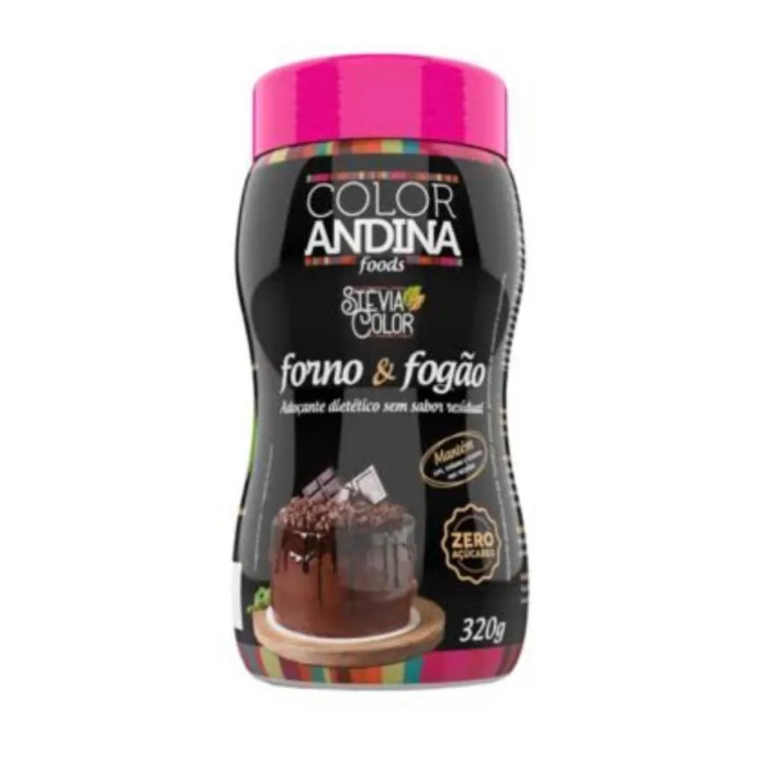 Adocante Stevia em PO Forno e Fogao 320g