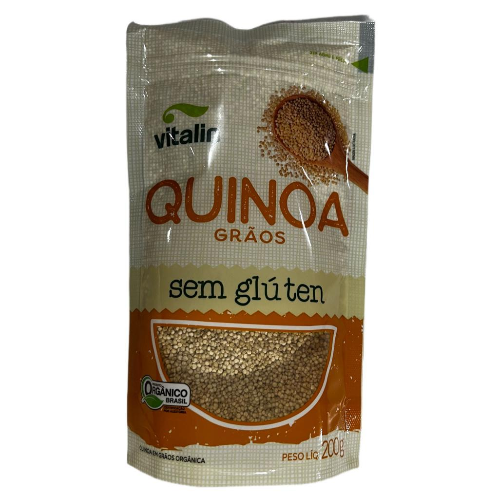 Quinoa Grao Branca Organica 200G Vitalin