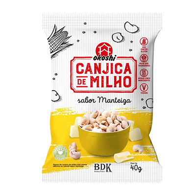 Pipoca Canjica Manteiga 40G