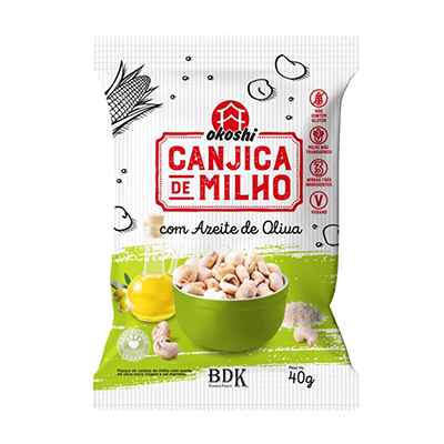 Pipoca Canjica Azeite de Oliva 40G
