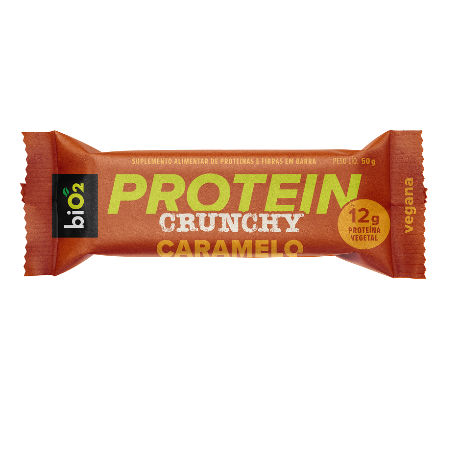 Bio2 Protein Crunchy Caramelo 50G
