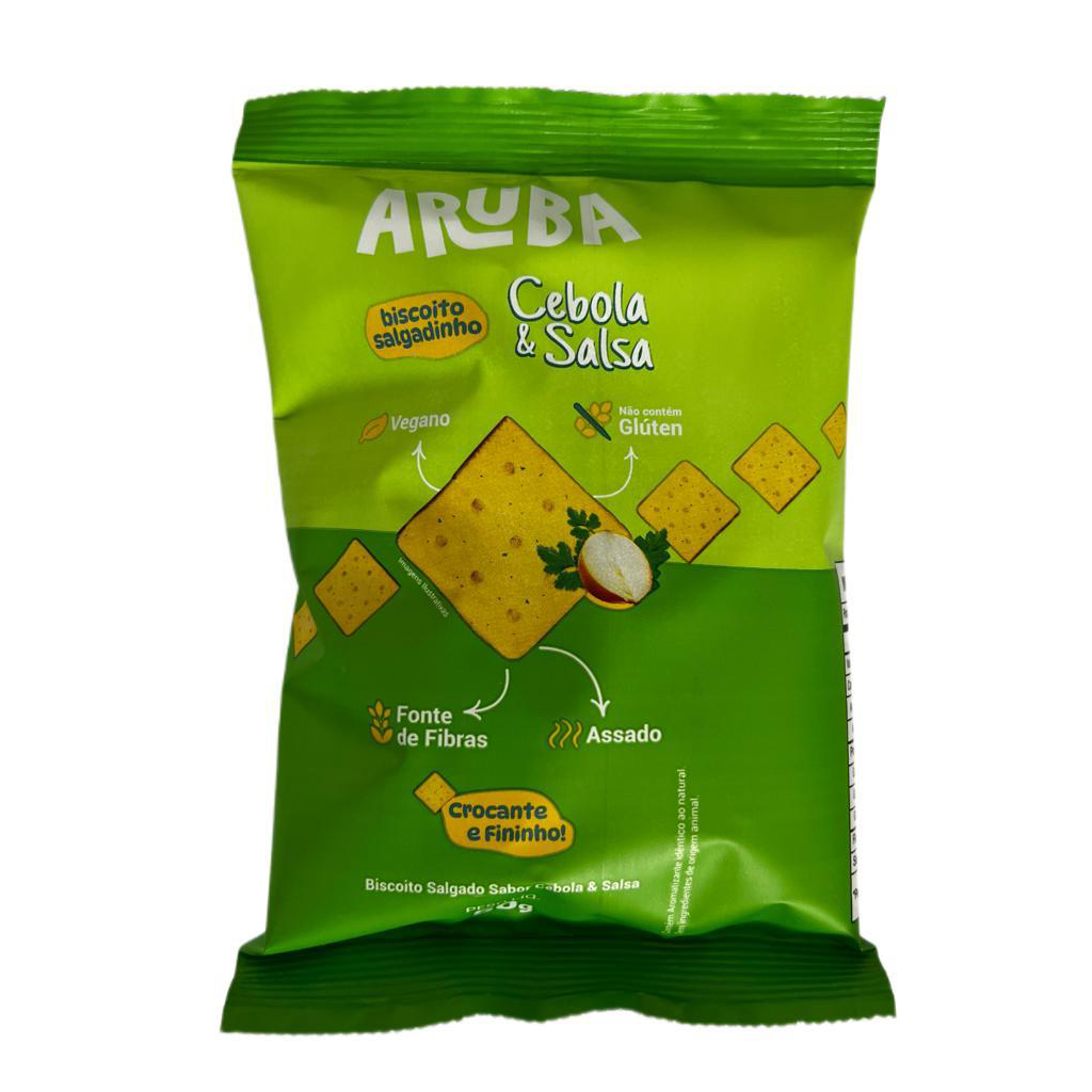 Biscoito Aruba Salgado Cebola E Salsa 50G