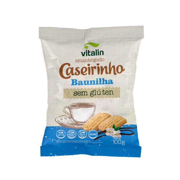Bisc. Caseirinho Amanteigado Baunilha 100G Vitalin