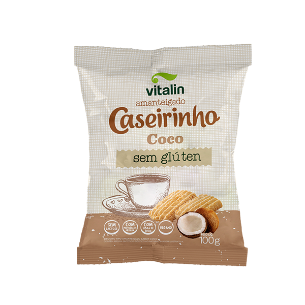 Bisc. Caseirinho Amanteigado Coco 100G