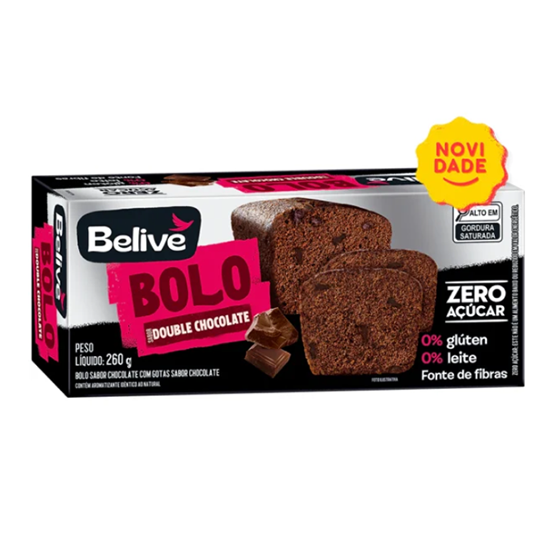 Bolo Belive Double Chocolate 260G