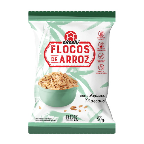 Flocos de arroz DOCE 50g Hikage