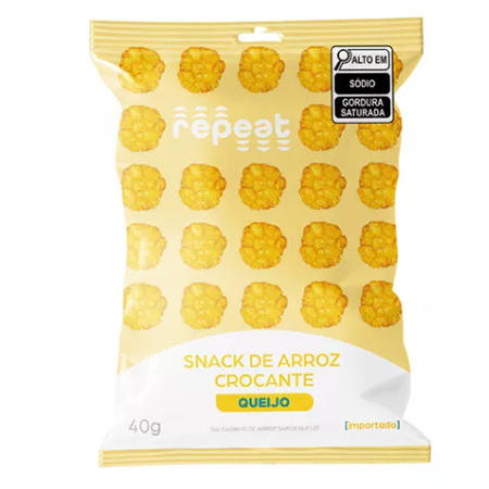 Snack de Arroz Crocante Queijo 40G
