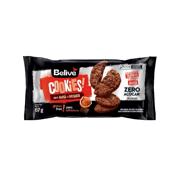 Cookies Avela C/ Chocolate Zero 67G  Belive